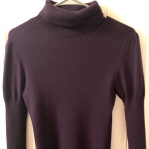 Plum turtleneck